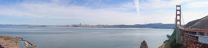 San Francisco Bay Panorama - All contents  2013  D. Rittner